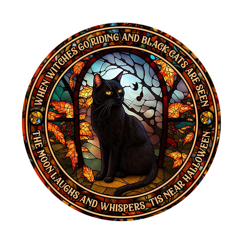 When Witches Go Riding And Black Cats Are Seen Witch - Witch Shaped Doormat