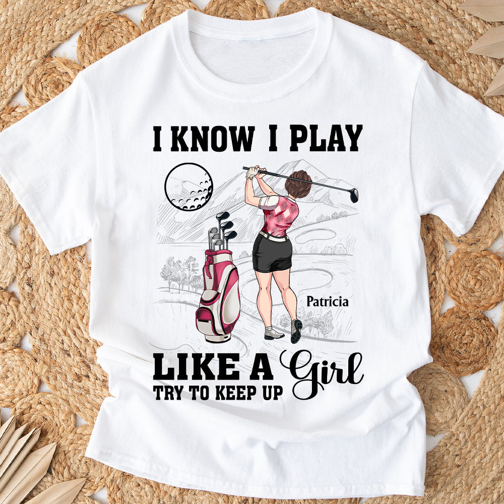 Golf Instruction - Golf gift for her, girlfriend, wife, daughter - Personalized T-shirt And Hoodie