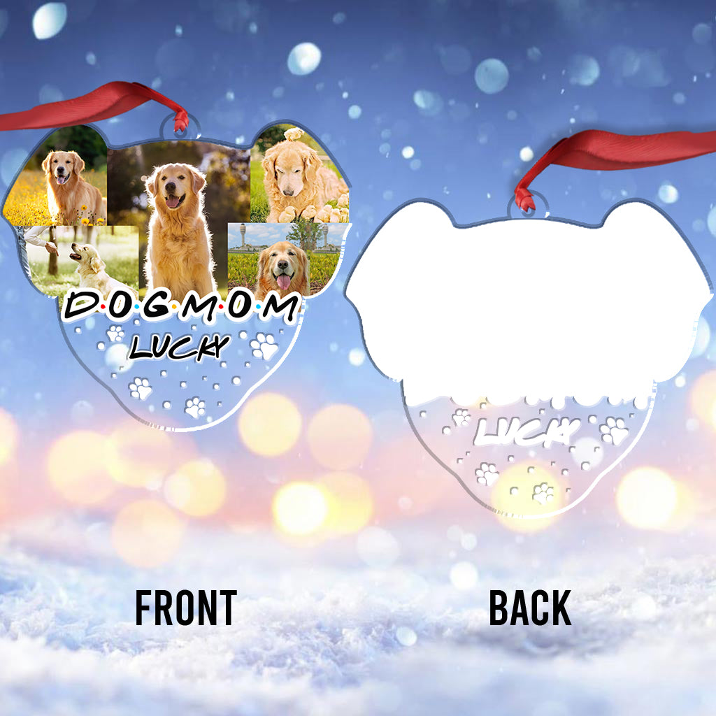 Cat Mom Dog Mom Cat Dad Dog Dad - Personalized Cat Ornament