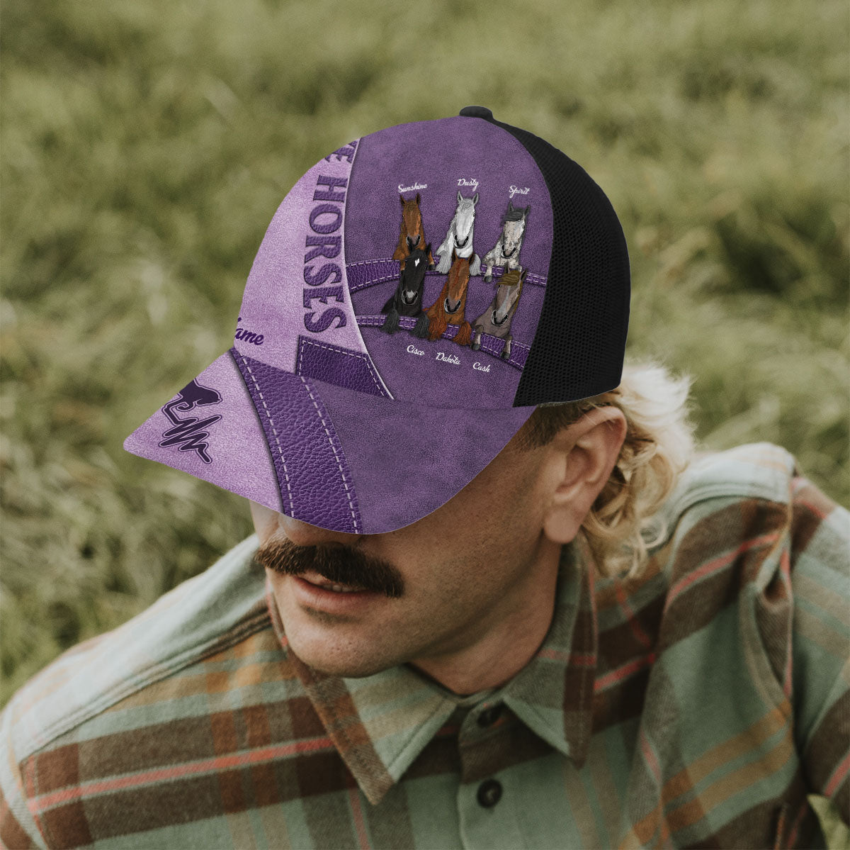 Love Horses - Personalized Horse Trucker Hat