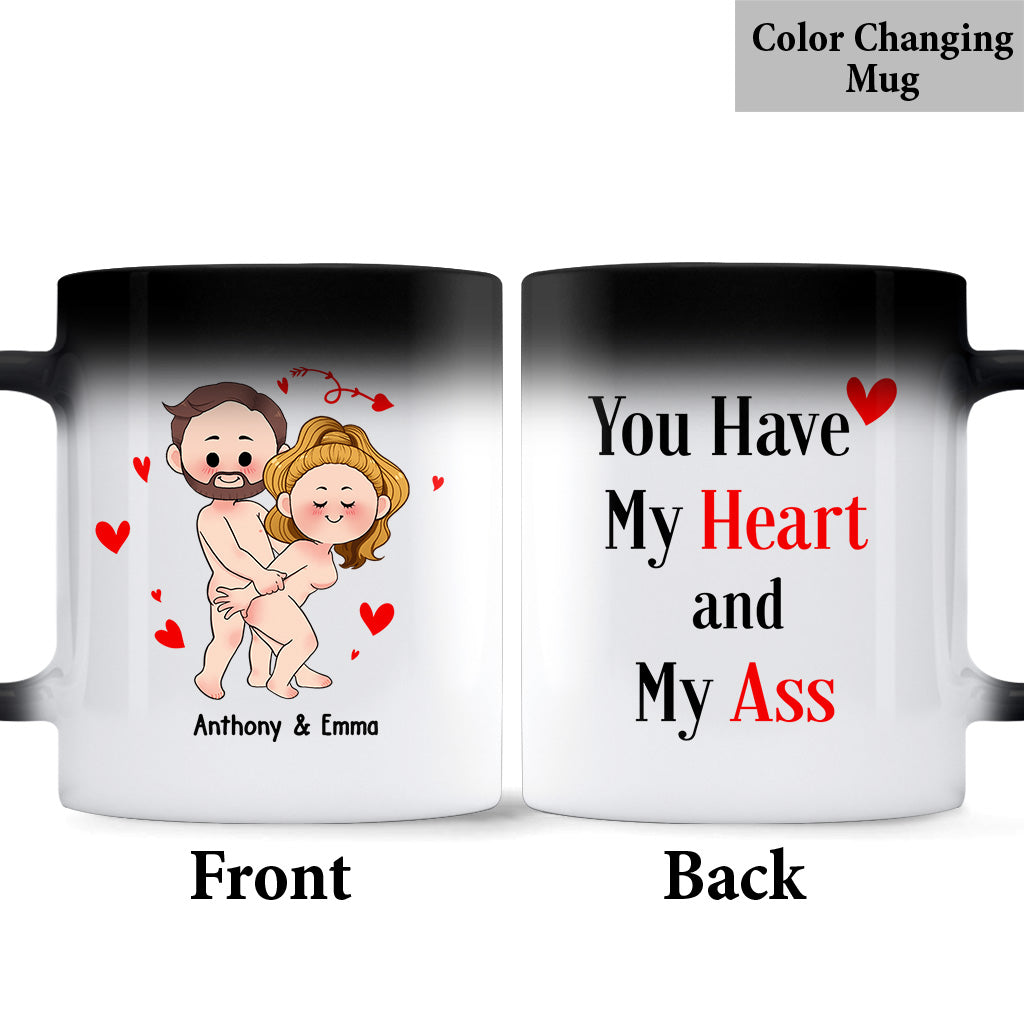 I Just Want You To Be Happy - Couple gift for husband, wife, boyfriend, girlfriend - Personalized Mug