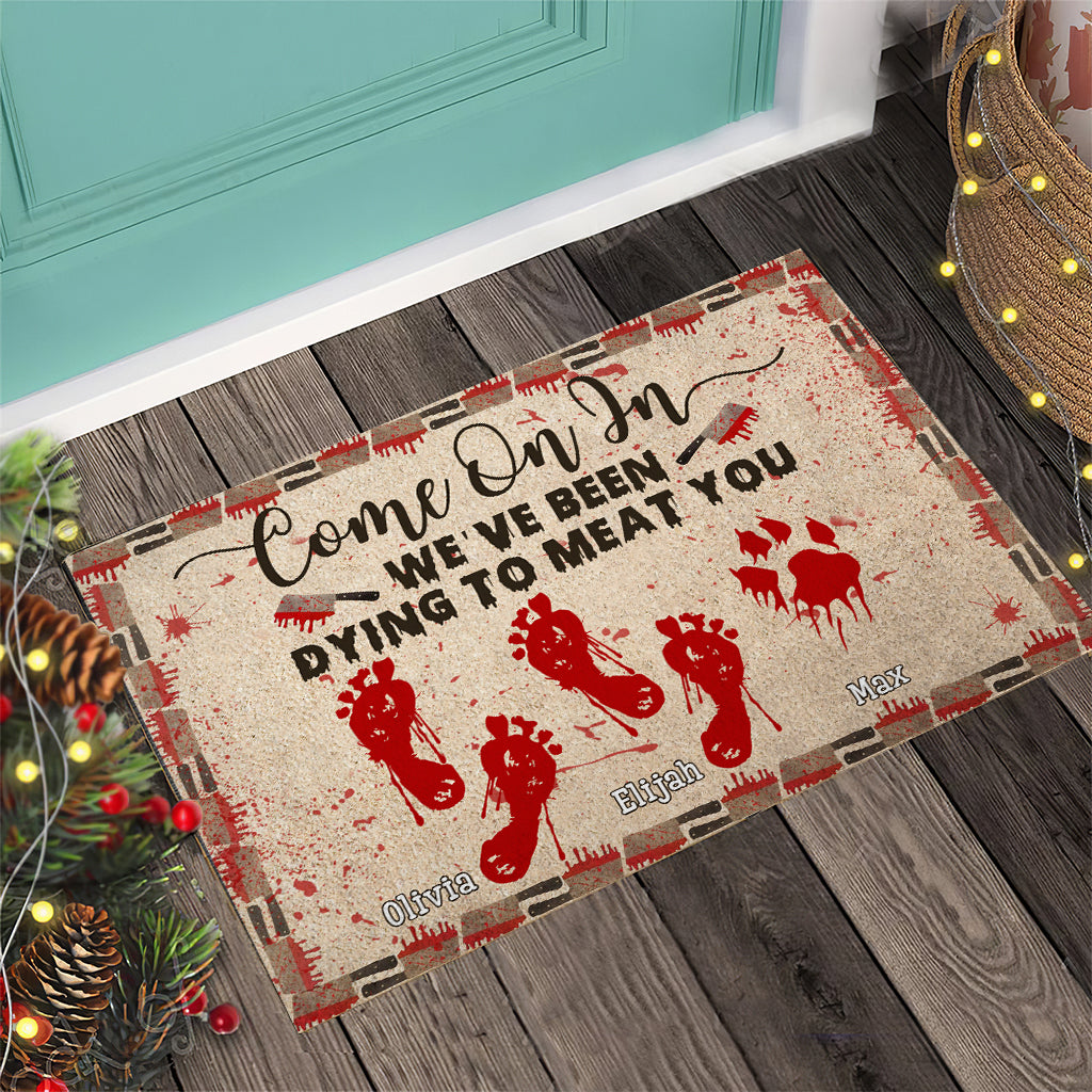 Come On In - Personalized Family Doormat