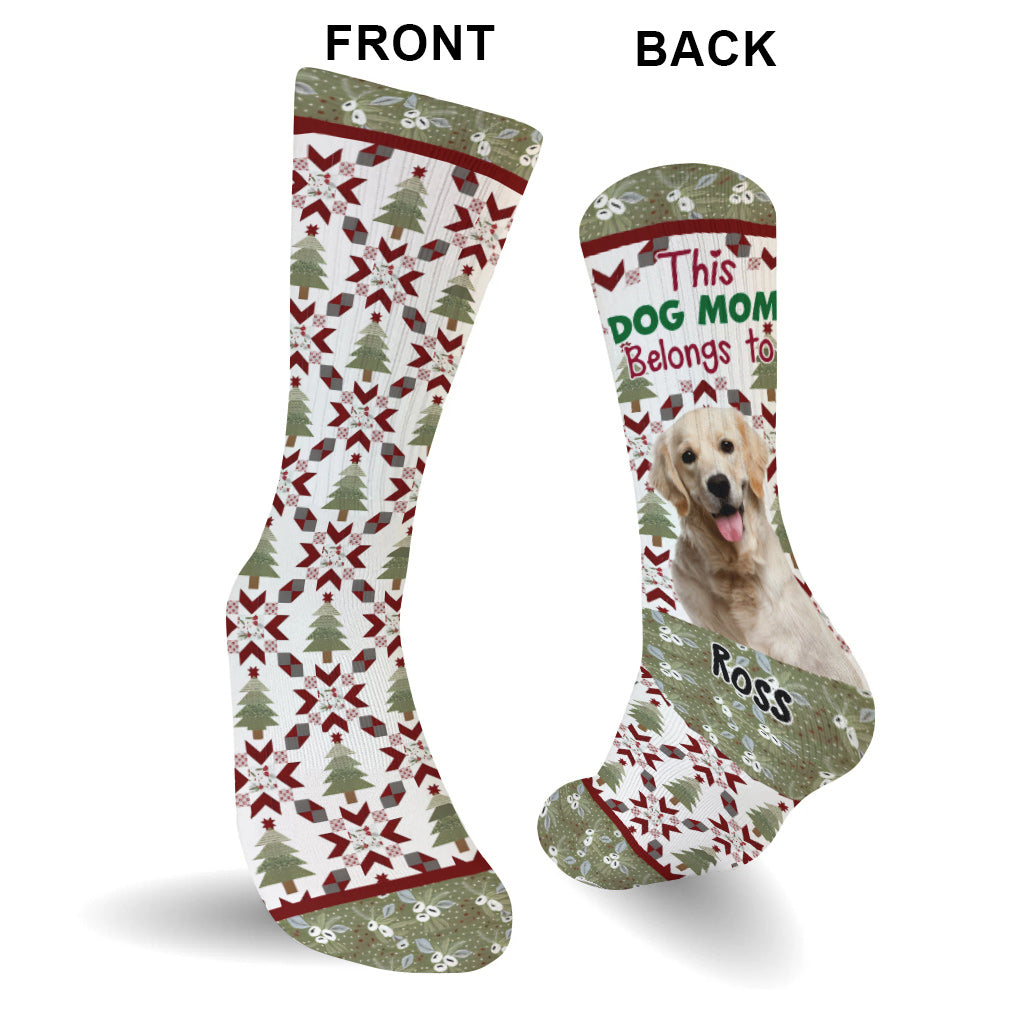 Dog Mom - Gift for dog lovers, dog lover - Personalized Socks