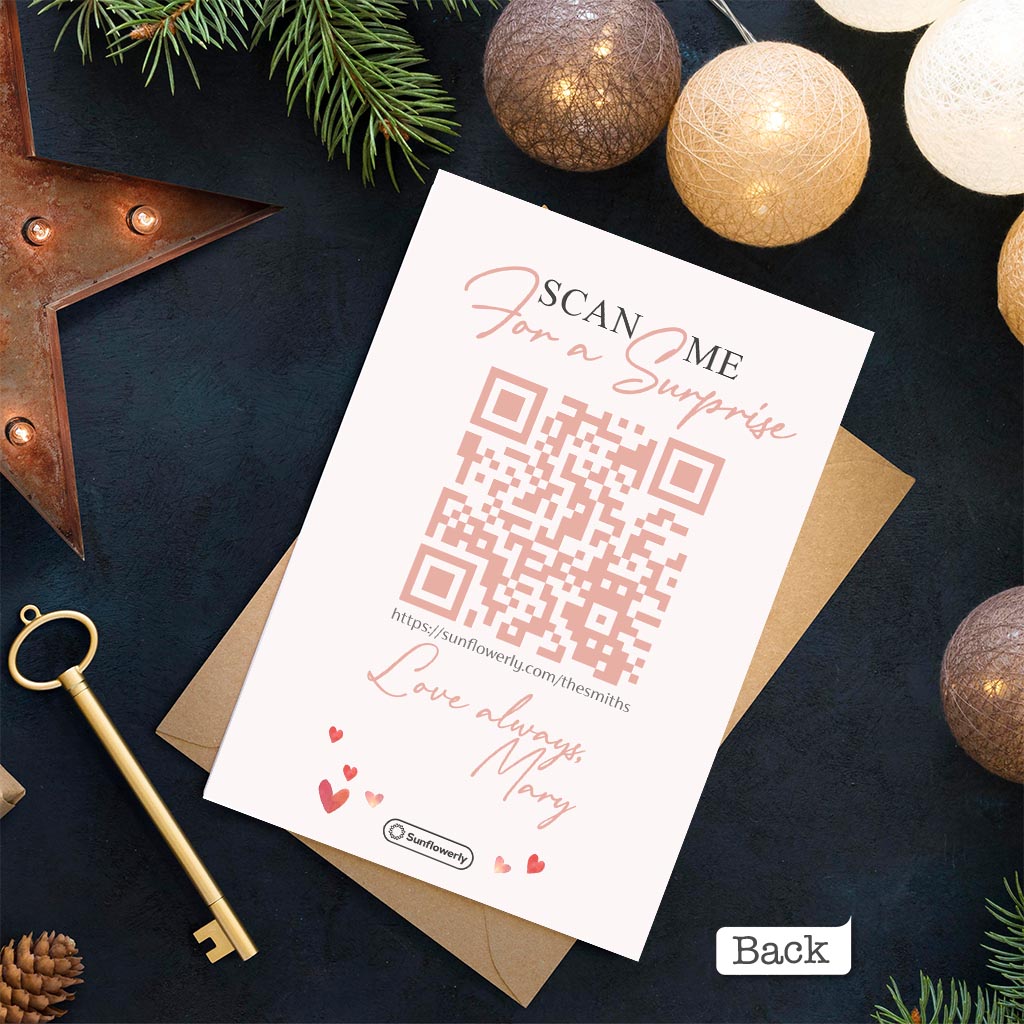 Forever Love - Personalized QR Greeting Card