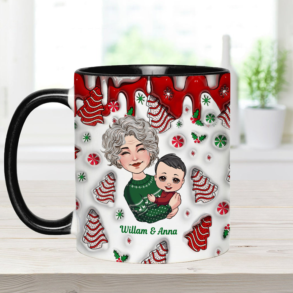 Best Grandma Ever - Gift for grandma - Personalized Accent Mug