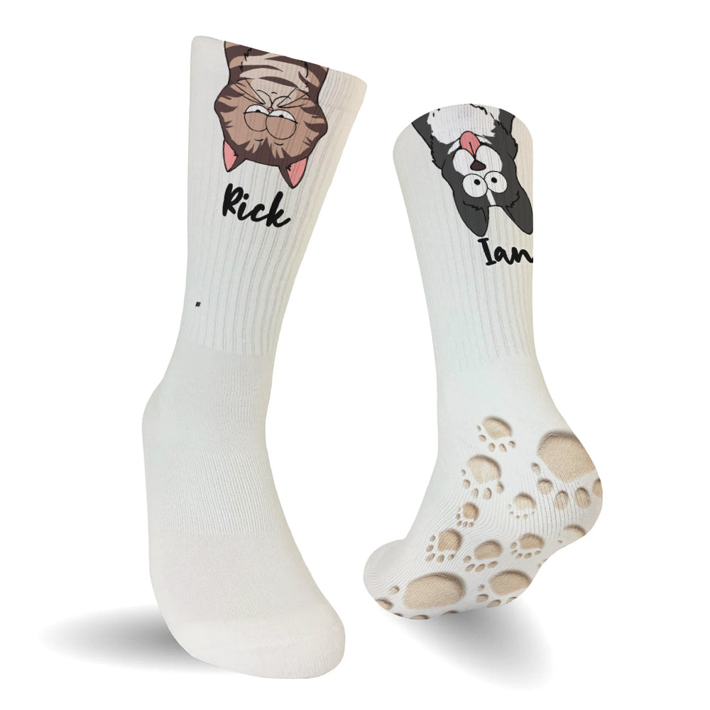 Cat Dog Socks For Pet Lovers - Personalized Dog Socks