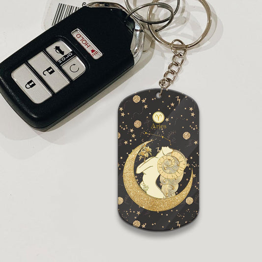 Zodiac Sign - Personalized Horoscope Keychain