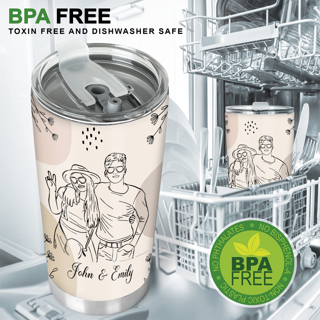 You Are The Only One - Personalized Couple Tumbler