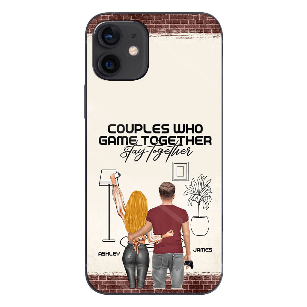 Couples Who Game Together Stay Together - Personalized Video Game Phone Case