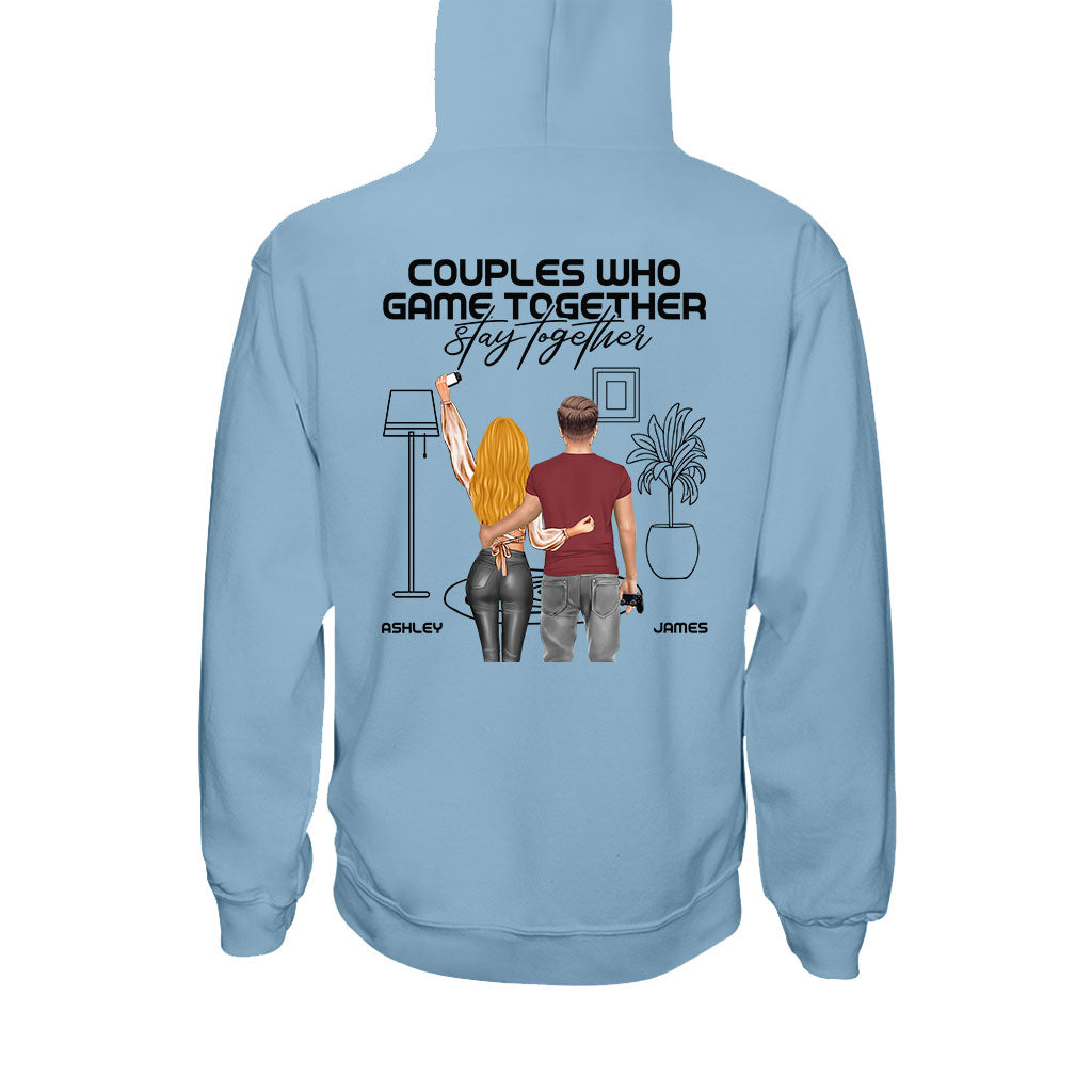 Couples Who Game Together Stay Together - Personalized Video Game T-shirt and Hoodie