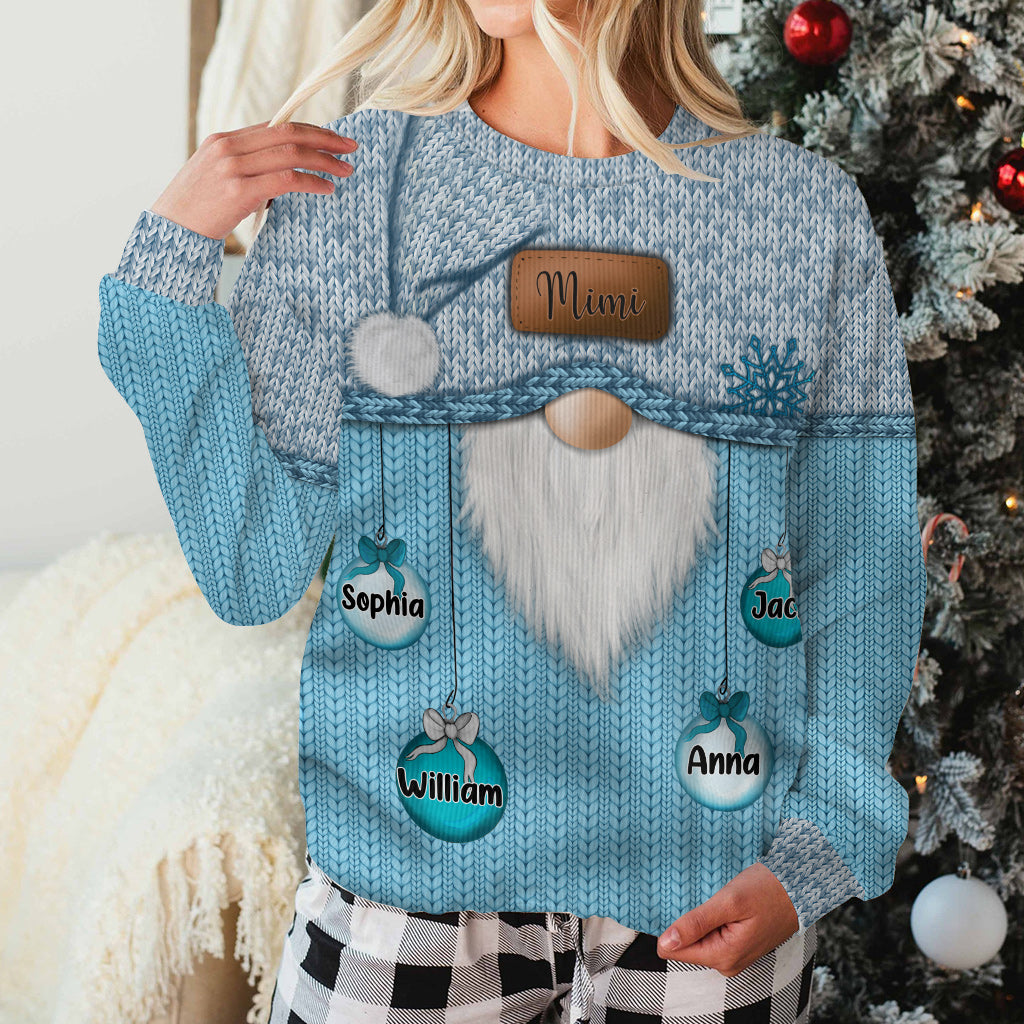 Best Grandma Ever - Personalized Grandma Ugly Sweater