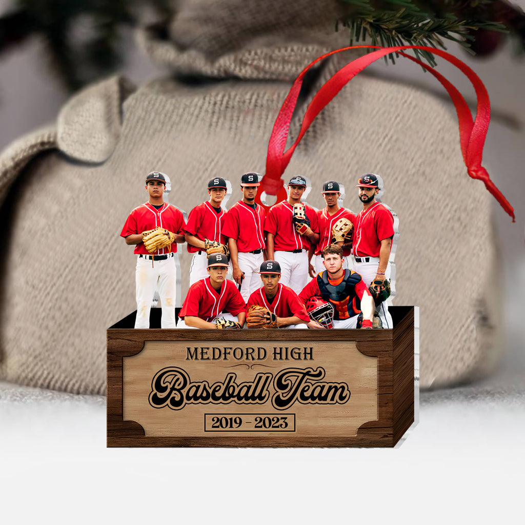 Baseball Christmas - Personalized Baseball Ornament