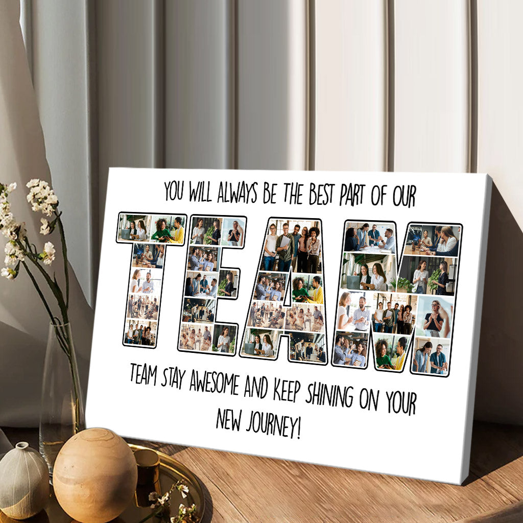 The Best Part Of Our Team - Personalized Colleague Canvas And Poster