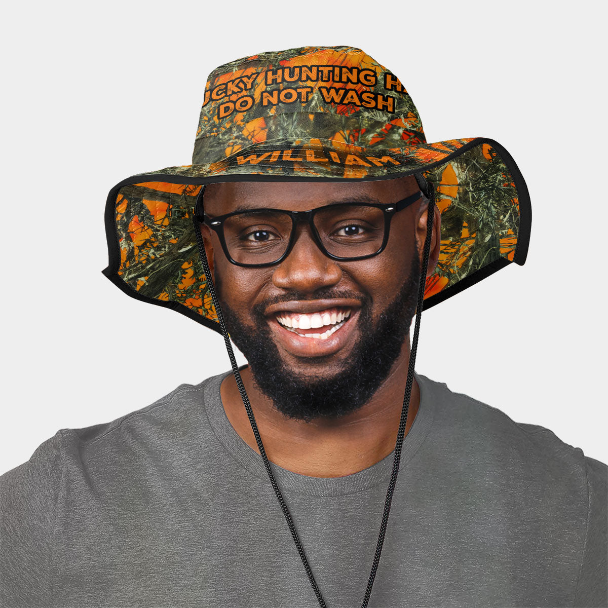 Lucky Hunting Hat - Personalized Hunting Boonie Hat