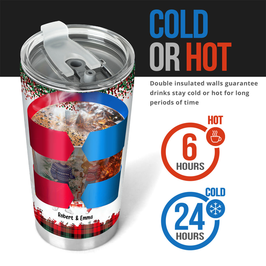 The Best Gift This Christmas - Personalized Couple Tumbler