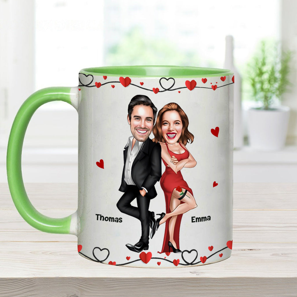 Congrats On Being My Husband - Personalized Couple Accent Mug