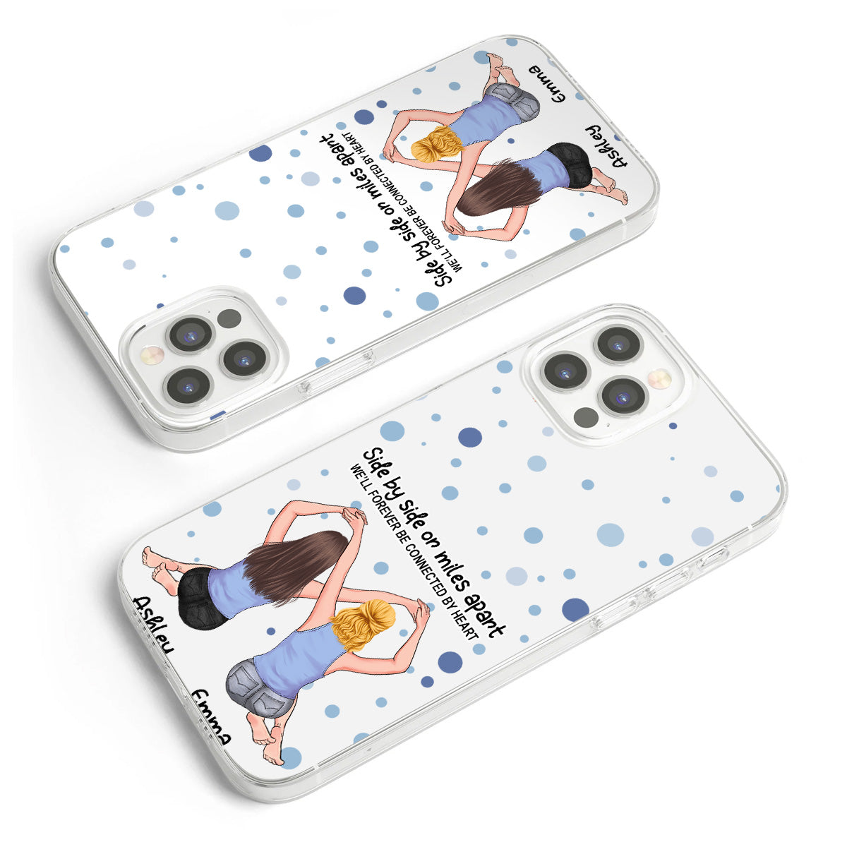 Bestie Forever - Bestie gift for sister - Personalized Clear Phone Case