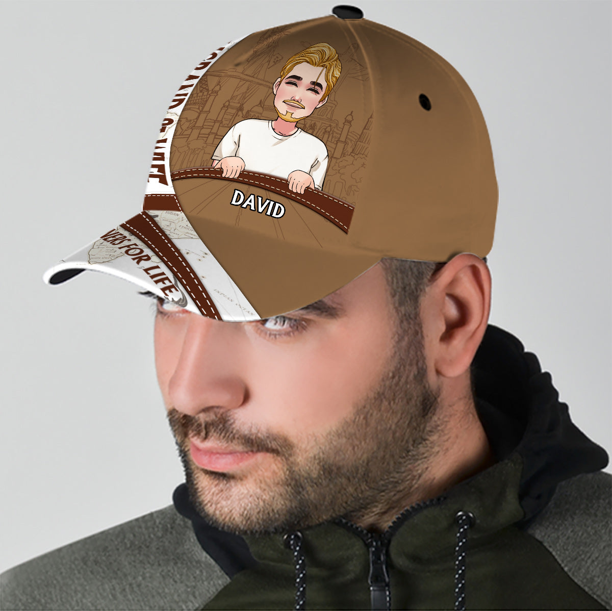 Husband & Wife Travel Partner - Personalized Travelling Classic Cap
