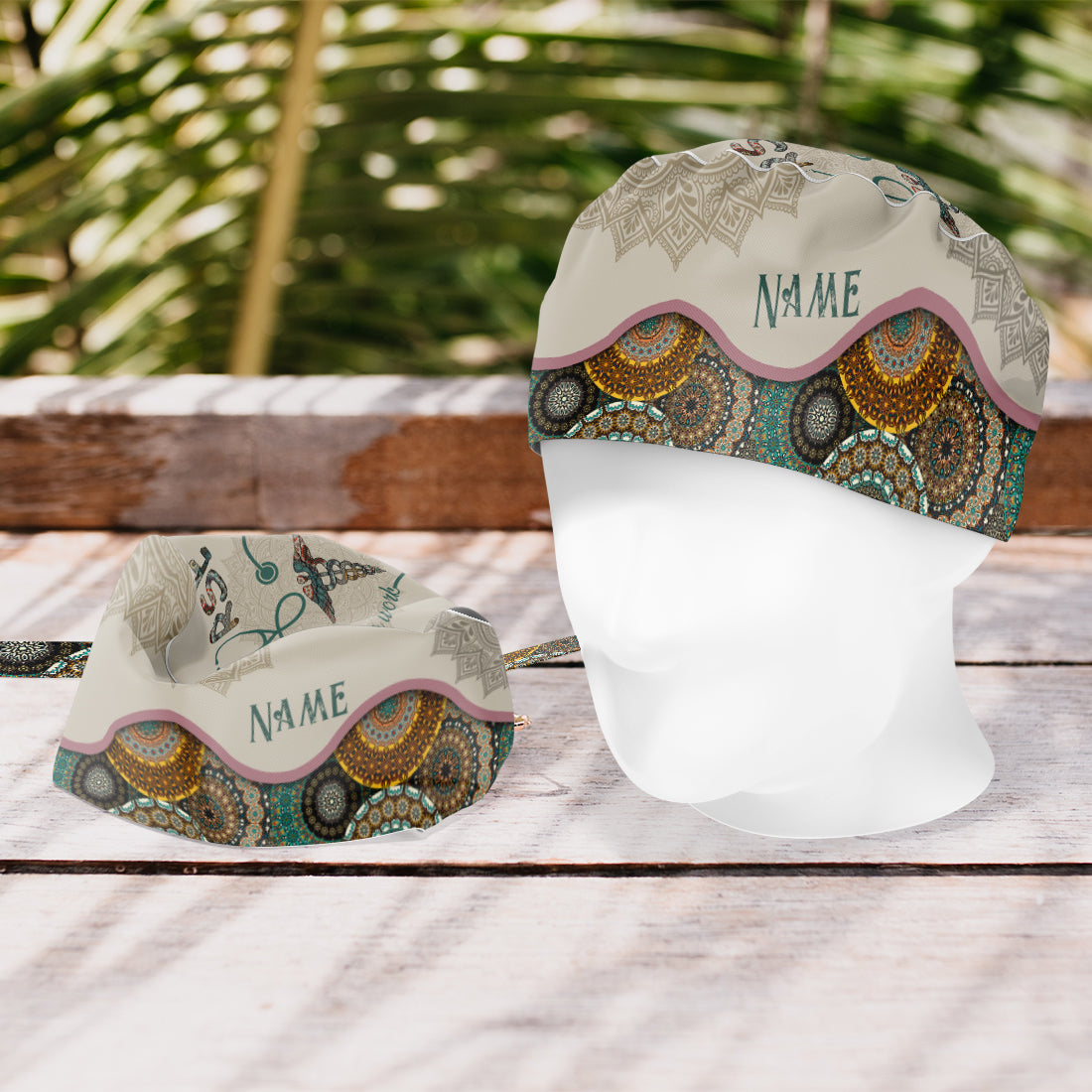 It's A Work Of Heart - Personalized Nurse Scrub Cap