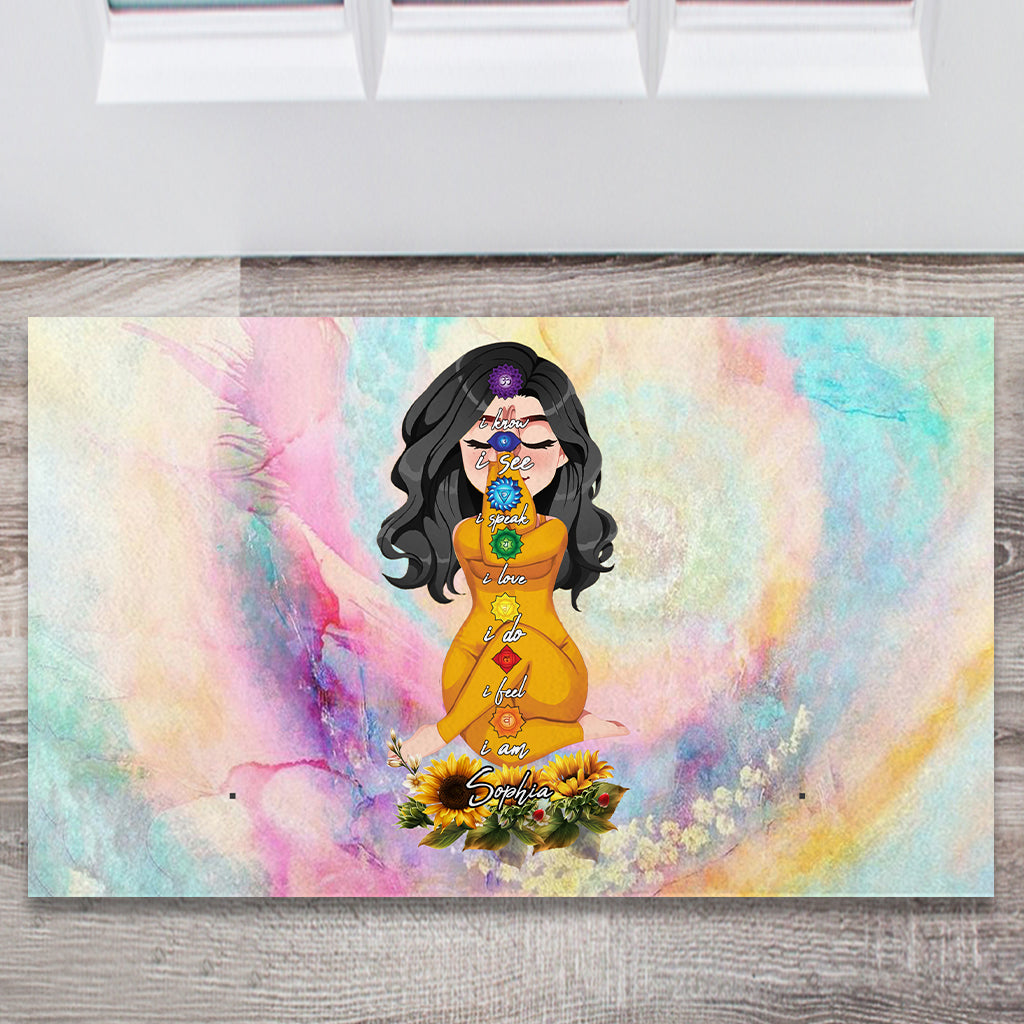 Let That Shit Go - Personalized Yoga Doormat