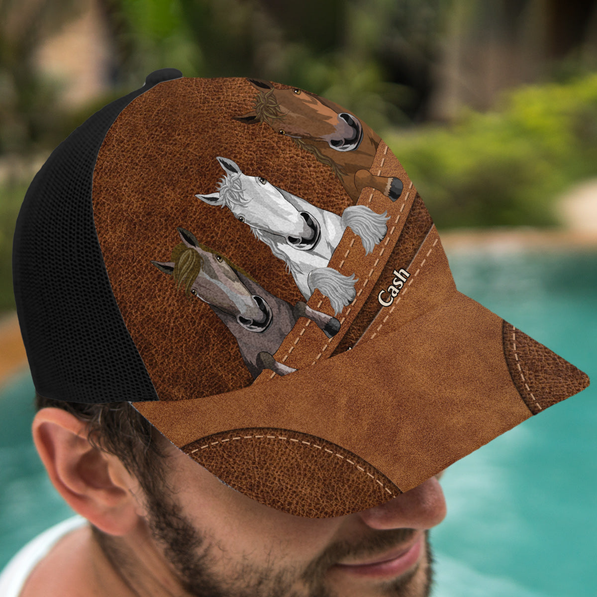 Love Horse - Personalized Horse Trucker Hat