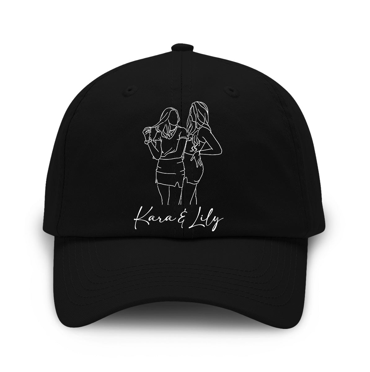 Custom Photo - Personalized Aunt Embroidered Classic Cap