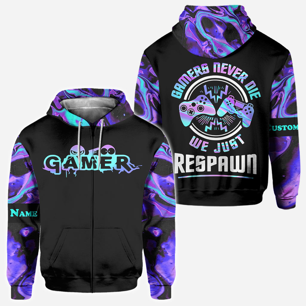 We Just Respawn - Personalized Video Game All Over Shirt