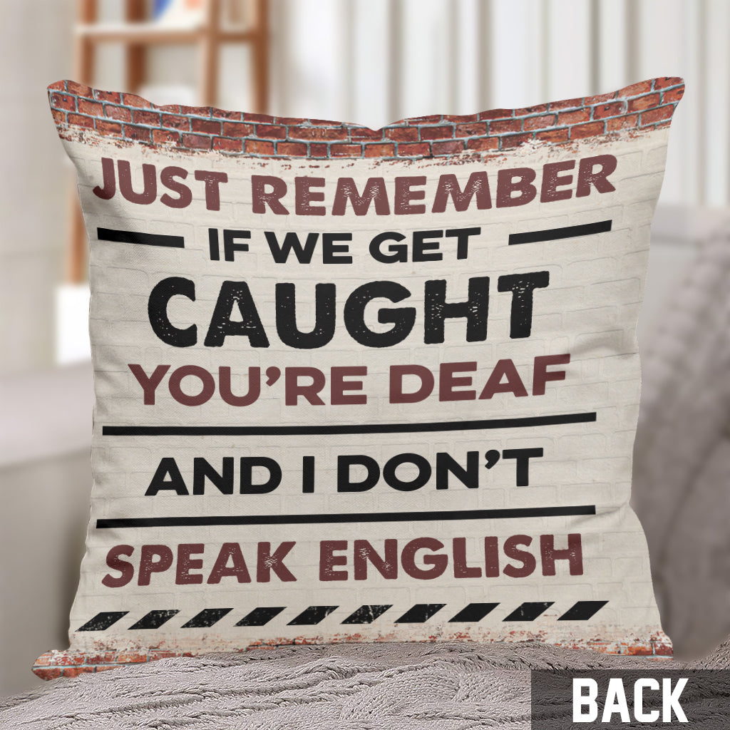 Partners In Crime - Personalized Bestie Throw Pillow