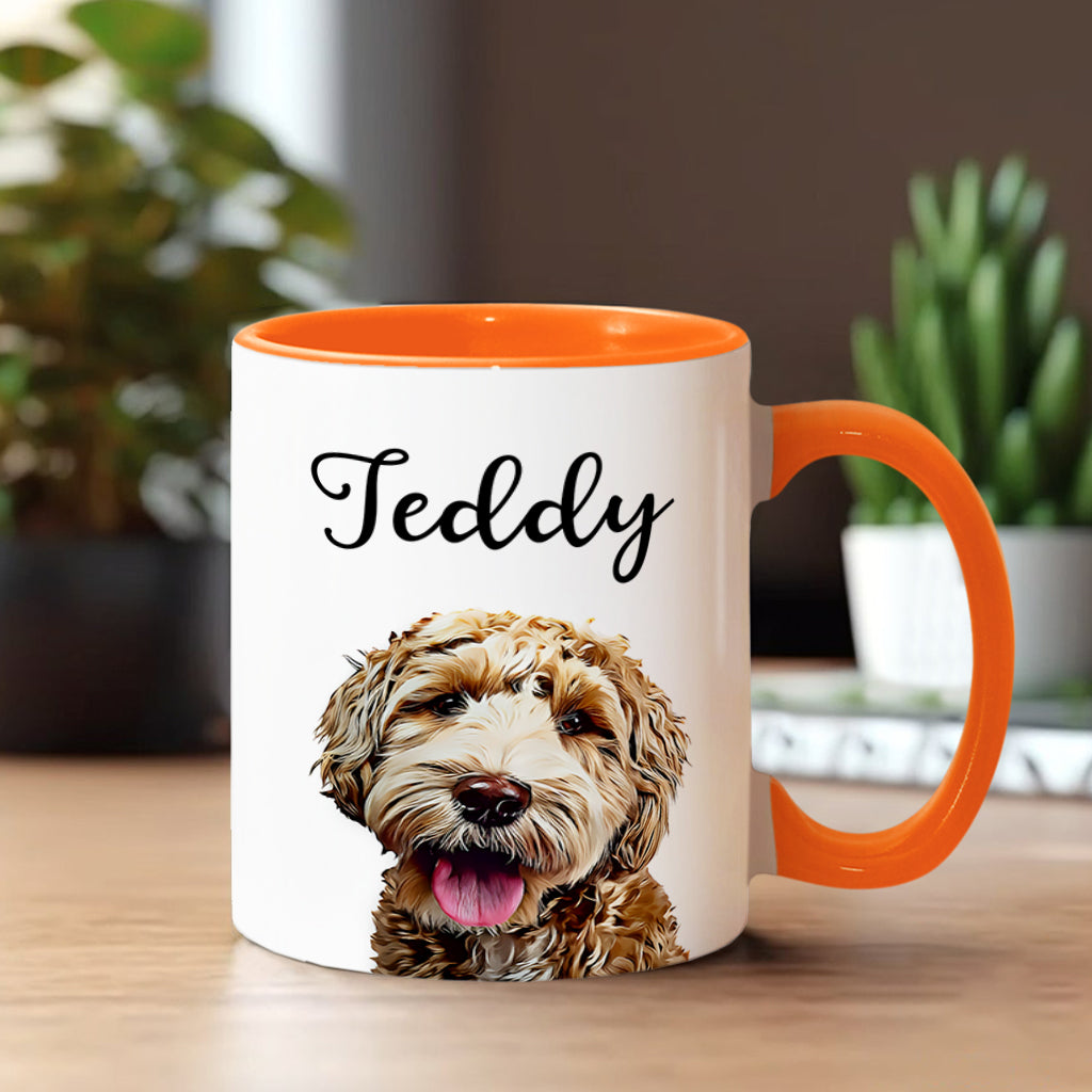 Dog Lover - Personalized Dog Accent Mug