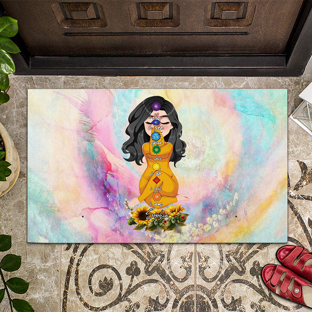 Let That Shit Go - Personalized Yoga Doormat