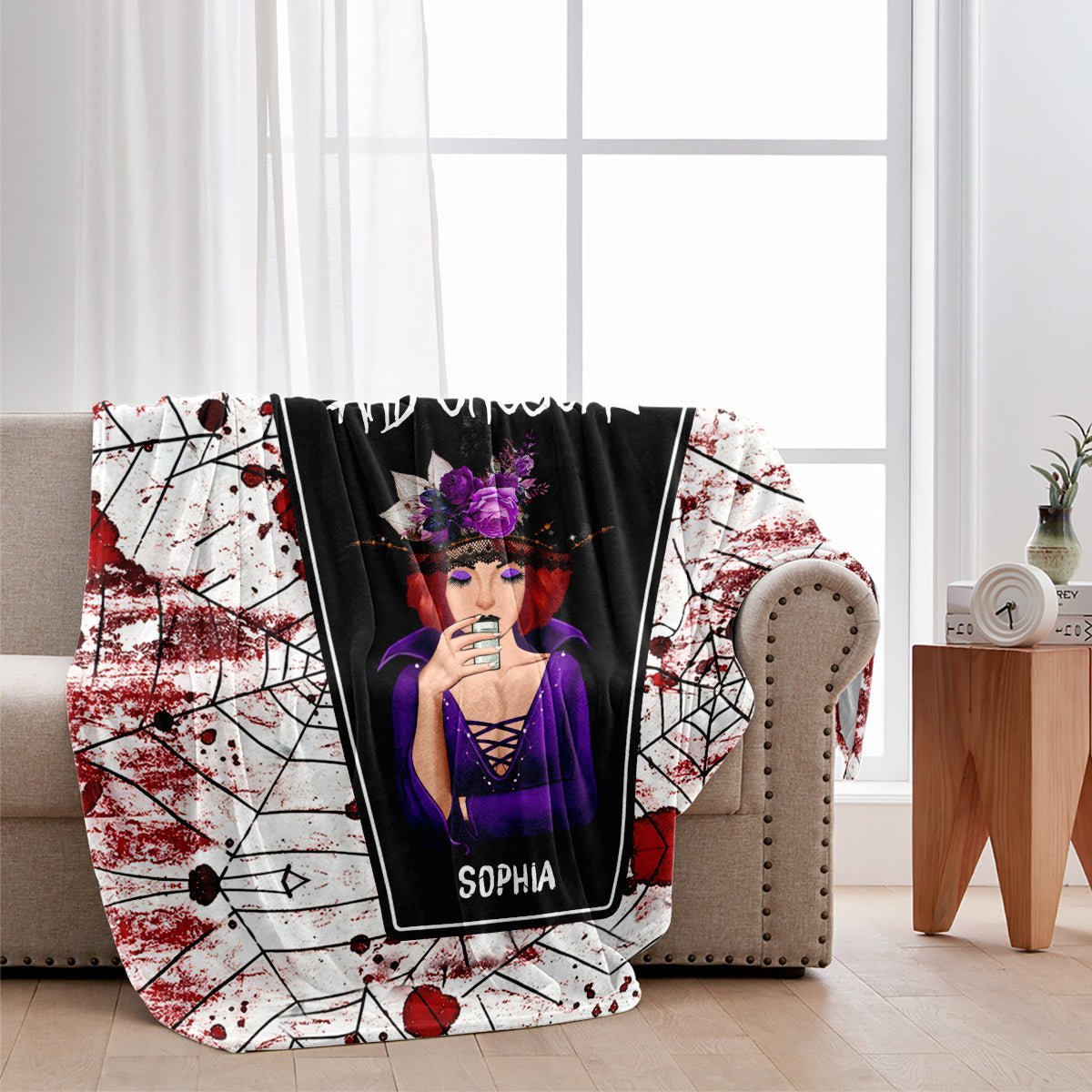 I Myself Am Strange and Unusual - Personalized Witch Blanket