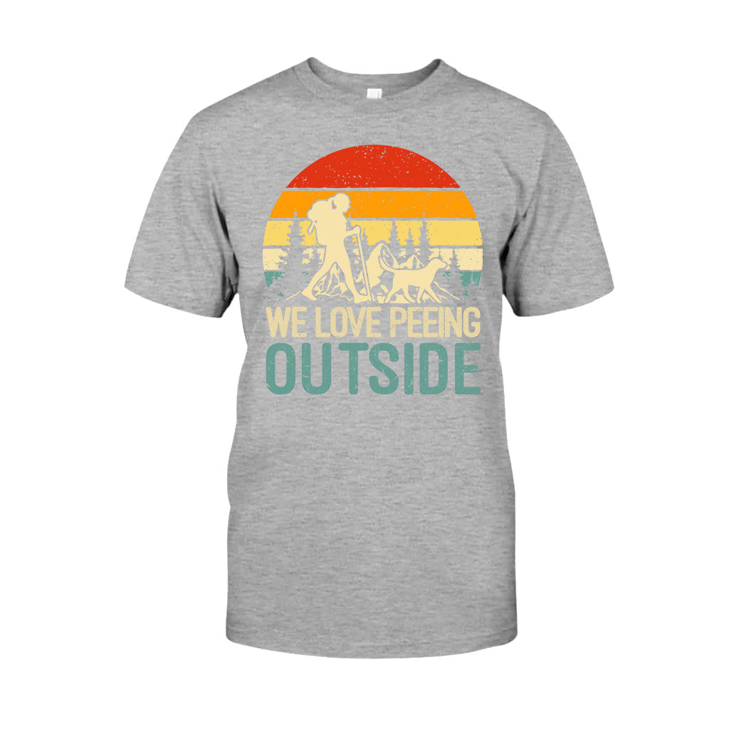 I Love Peeing Outside - Personalized Hiking T-shirt & Hoodie