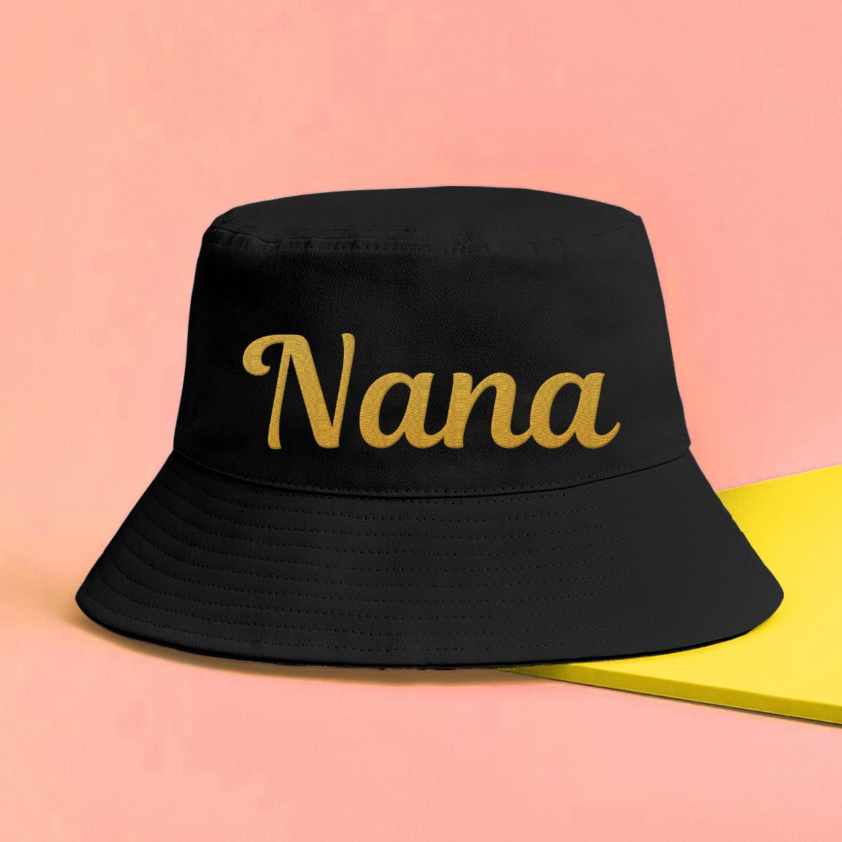 Custom Name - Personalized Grandma Embroidered Bucket Hat