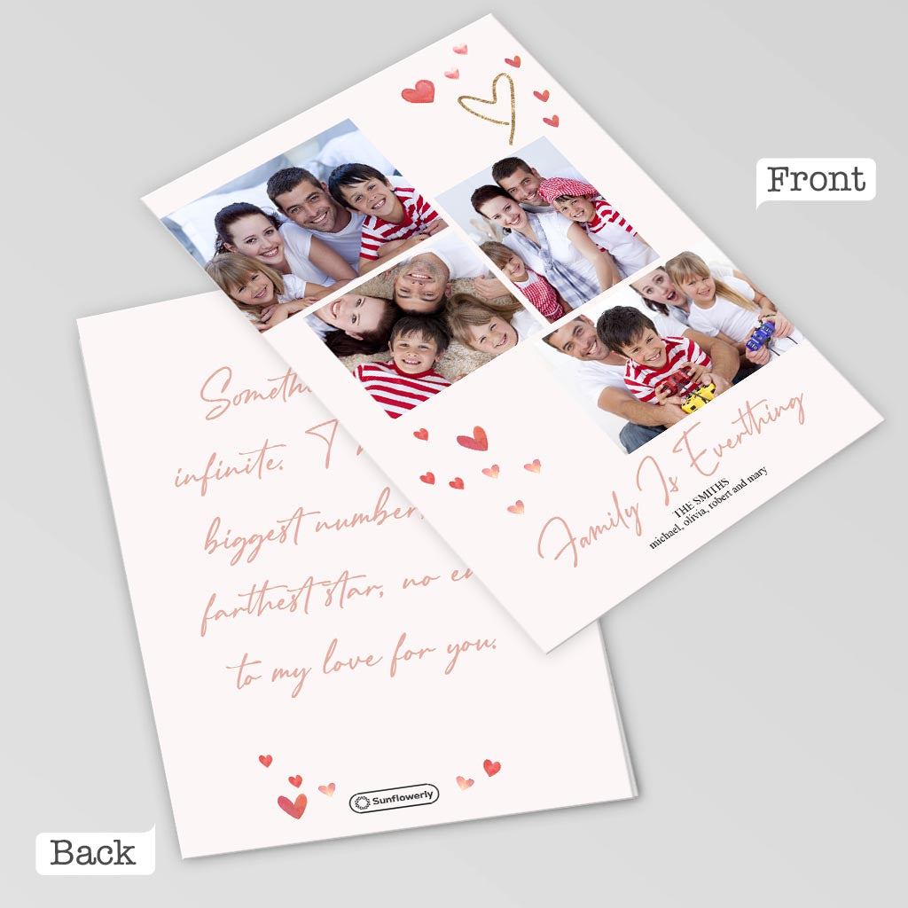 Forever Love - Personalized Greeting Card