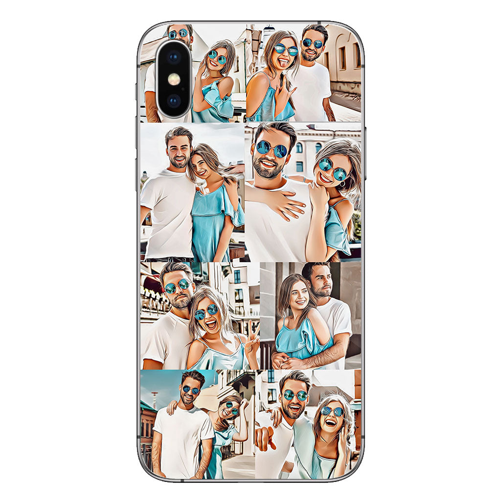 Cartoonize Photos Collage - gift for boyfriend, girlfriend, husband, wife - Personalized Phone Case