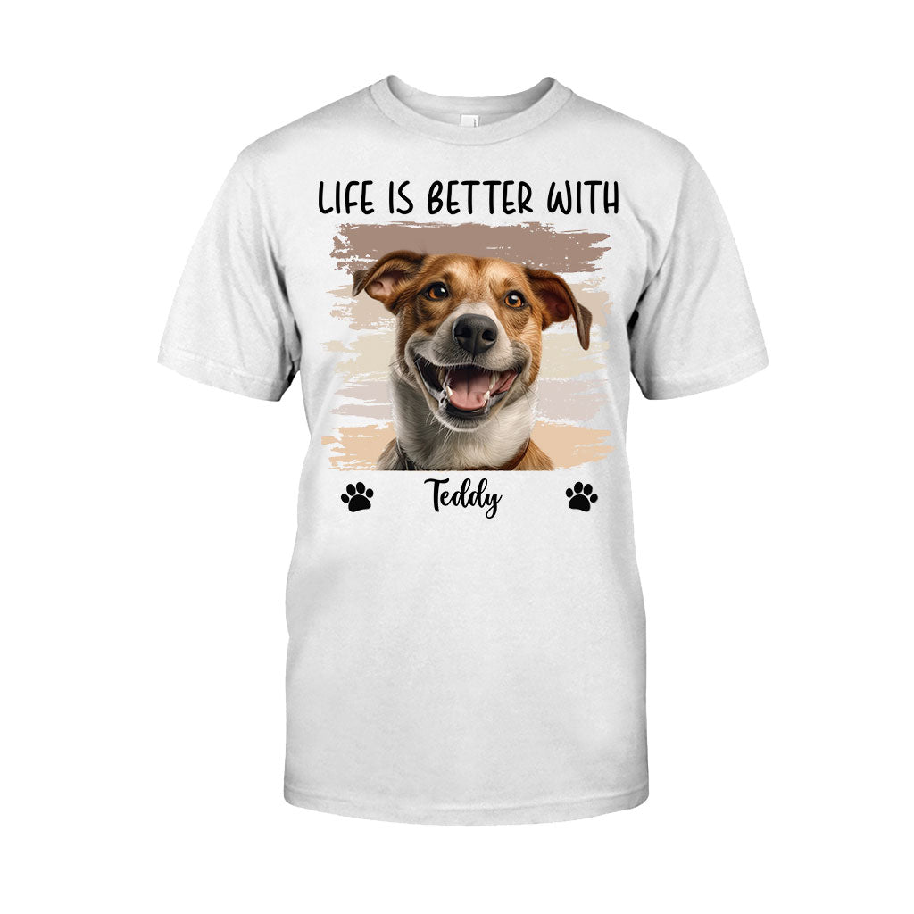 Life Is Better With Pet - Personalized Dog T-shirt And Hoodie