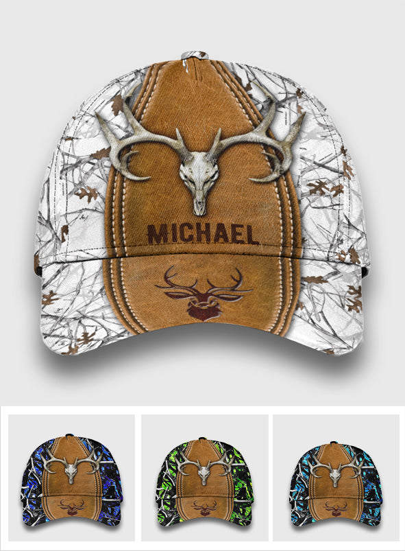 Deer Skull - Personalized Hunting Classic Cap