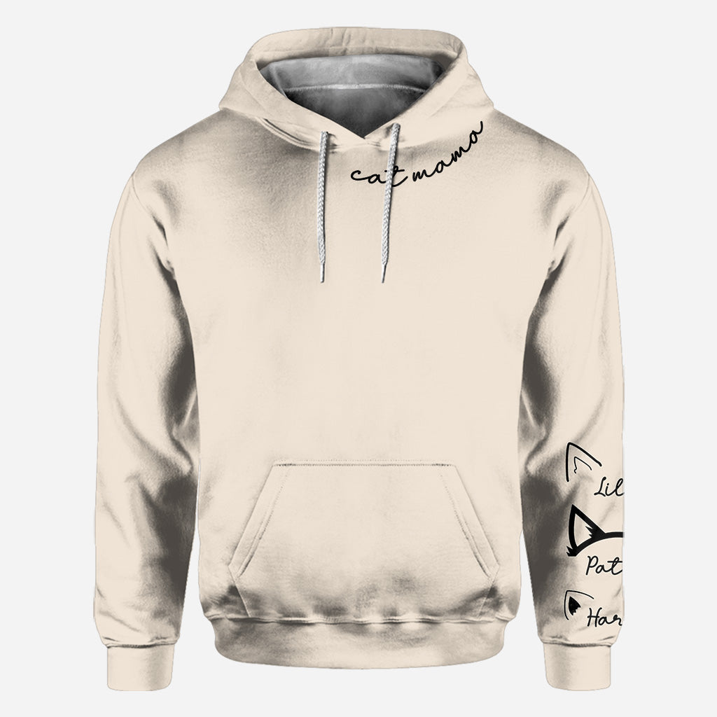 Cat Mom - Personalized Cat All Over Shirt