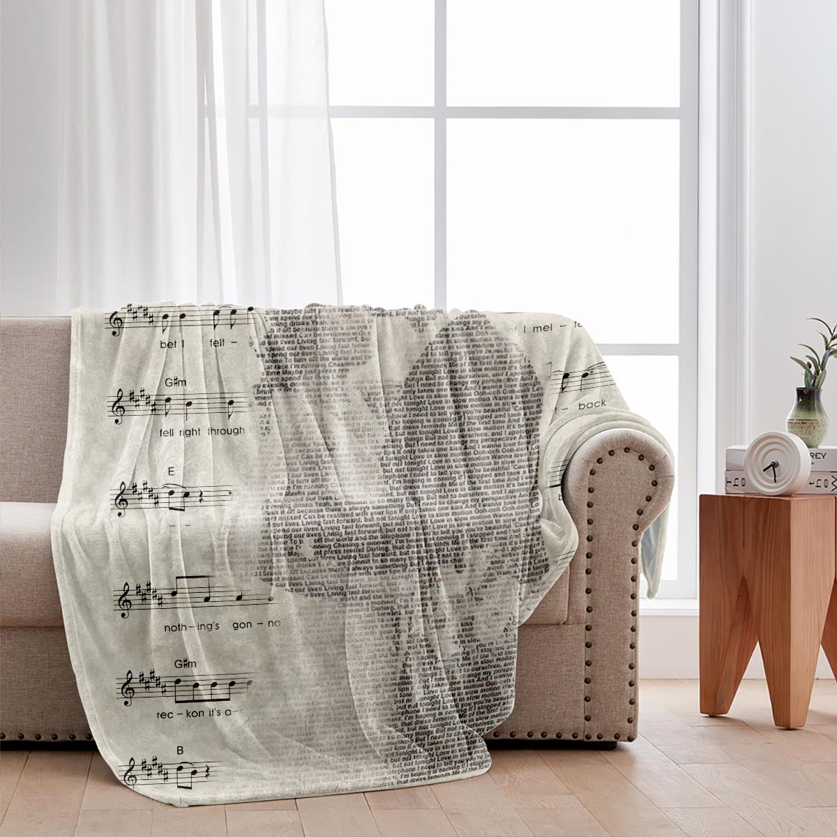 First Dance Song Lyrics - Personalized Husband And Wife Blanket