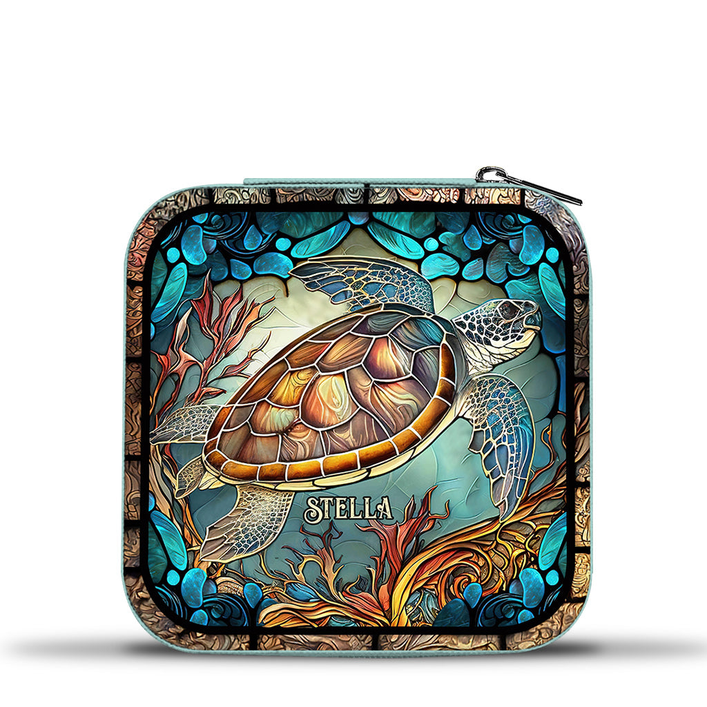 Love Turtles - Personalized Turtle Jewelry Box