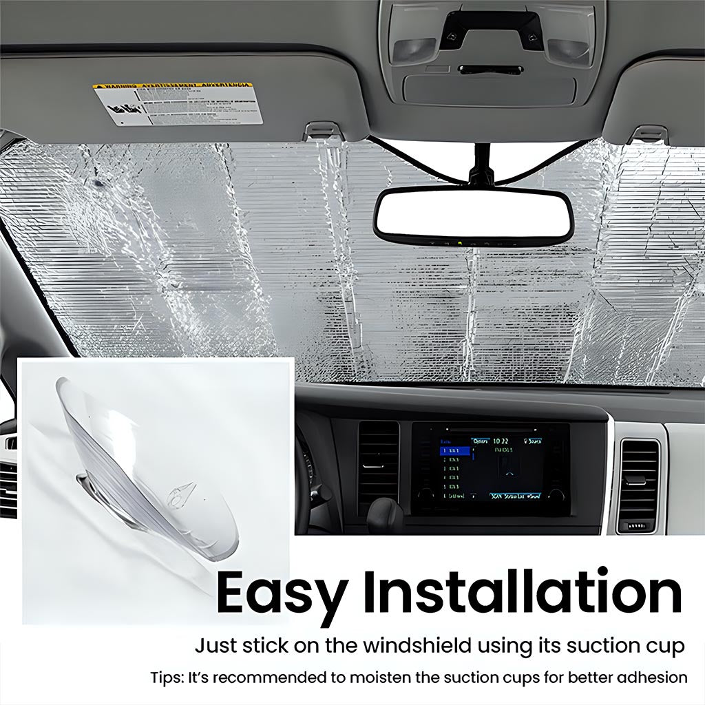 Adventure Awaits - Husband And Wife gift for wife, husband, girlfriend, boyfriend, mom, dad - Personalized Car Sunshade