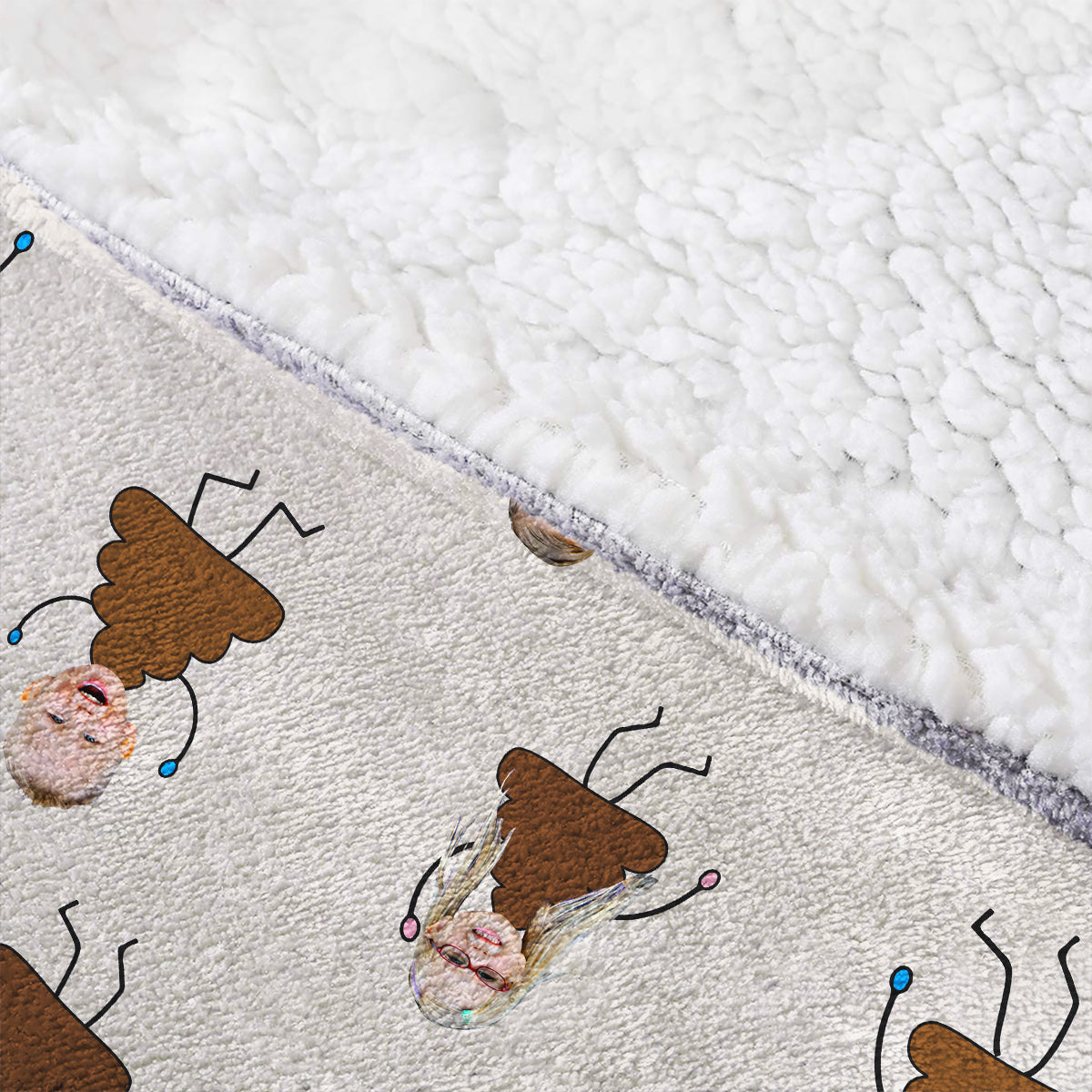 Grandma's Little Cuties - Gift for grandma, mom, dad, grandpa - Personalized Blanket Hoodie