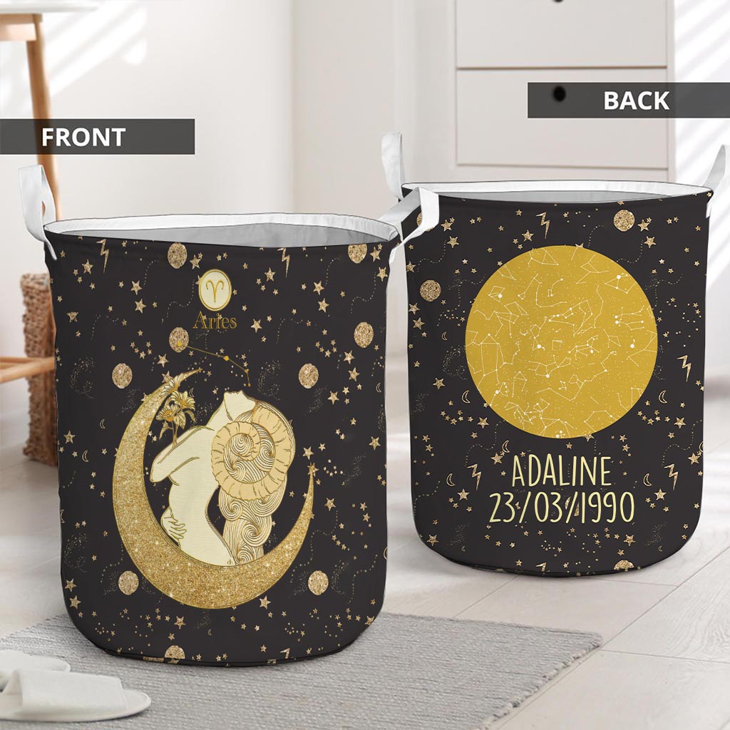 Zodiac Sign - Personalized Horoscope Storage Basket