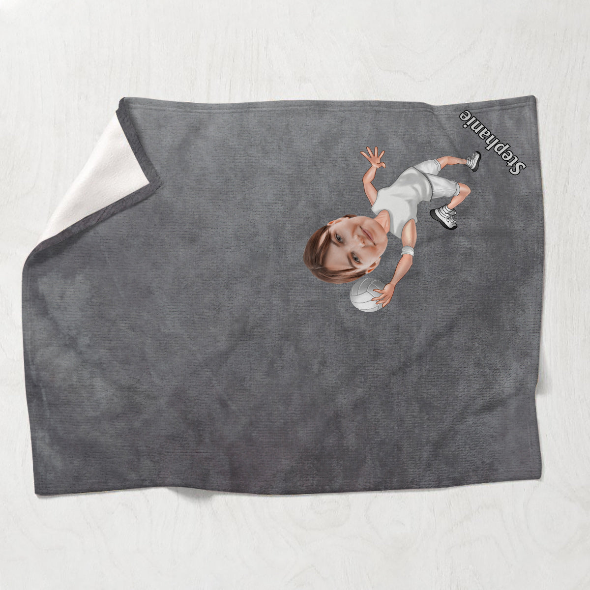 Love Sports - Personalized Volleyball Blanket