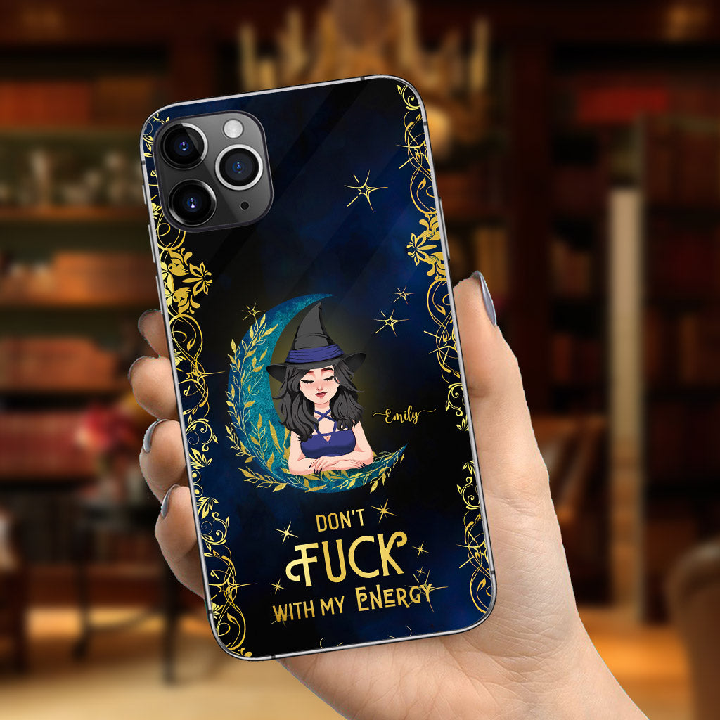 Don't F With My Energy - Personalized Witch Phone Case