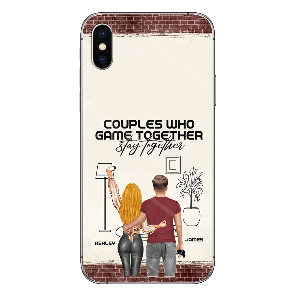 Couples Who Game Together Stay Together - Personalized Video Game Phone Case