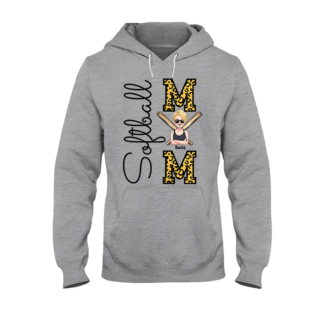 Softball Mom - Personalized Softball T-shirt and Hoodie