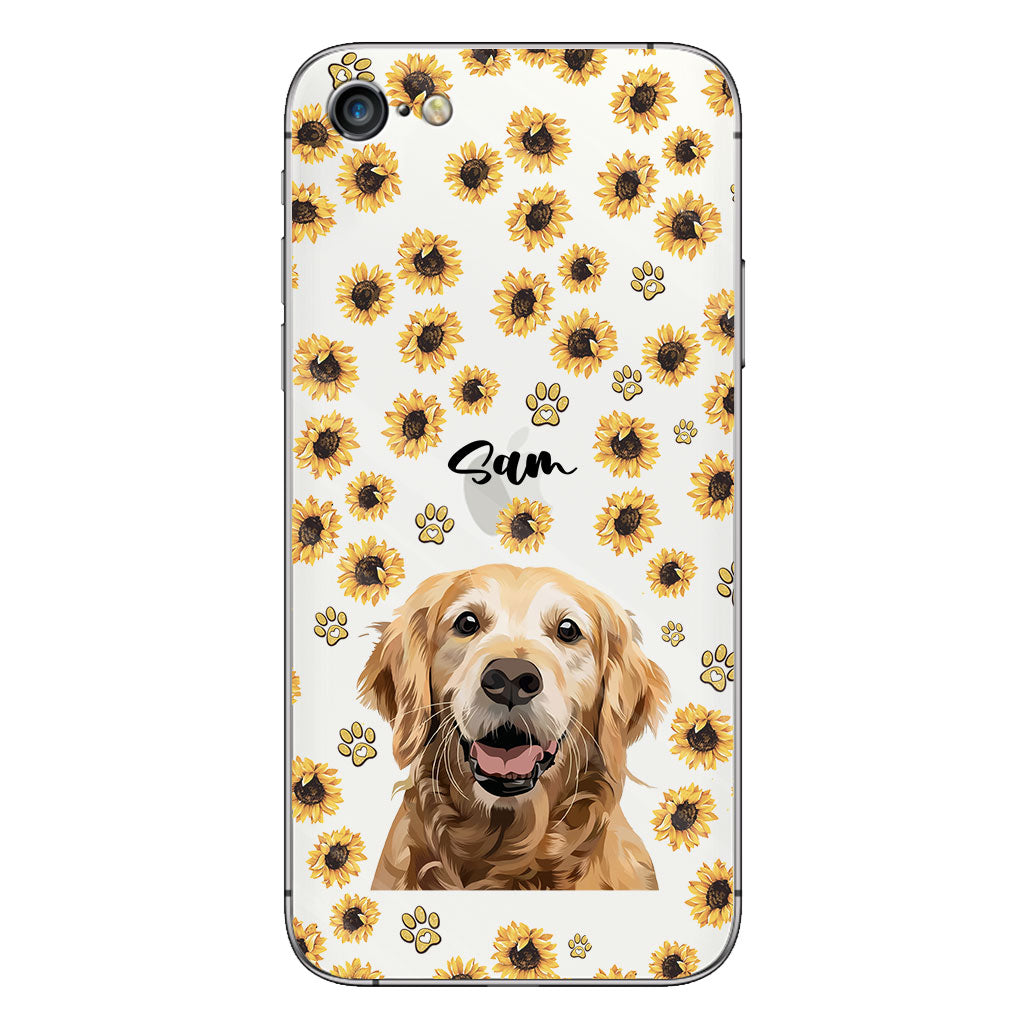 You Are My Sunshine - Personalized Dog Clear Phone Case