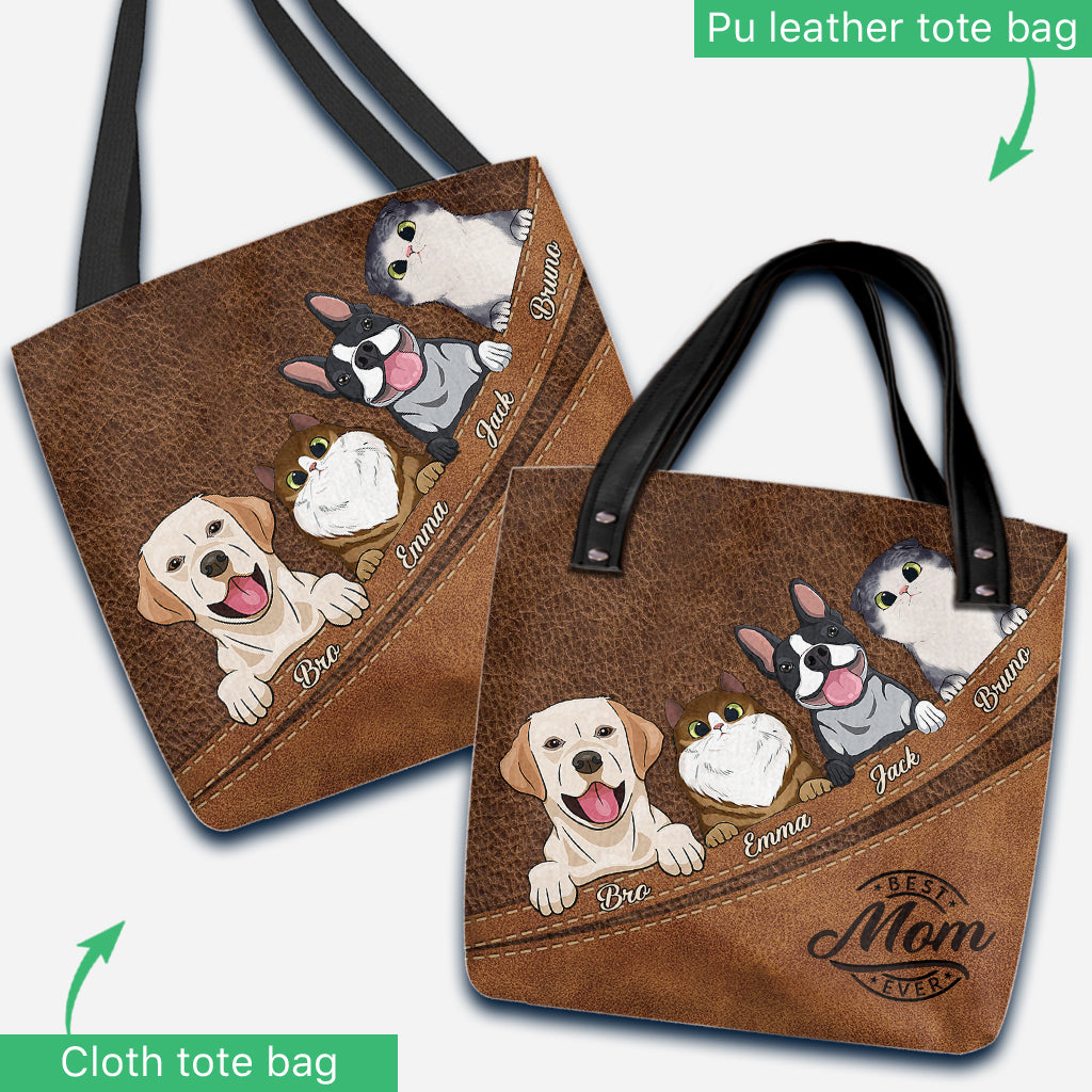 Best Mom Ever - Personalized Dog Tote Bag