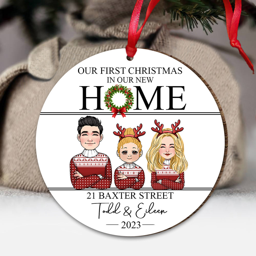Our Frist Christmas - Personalized Housewarming Ornament